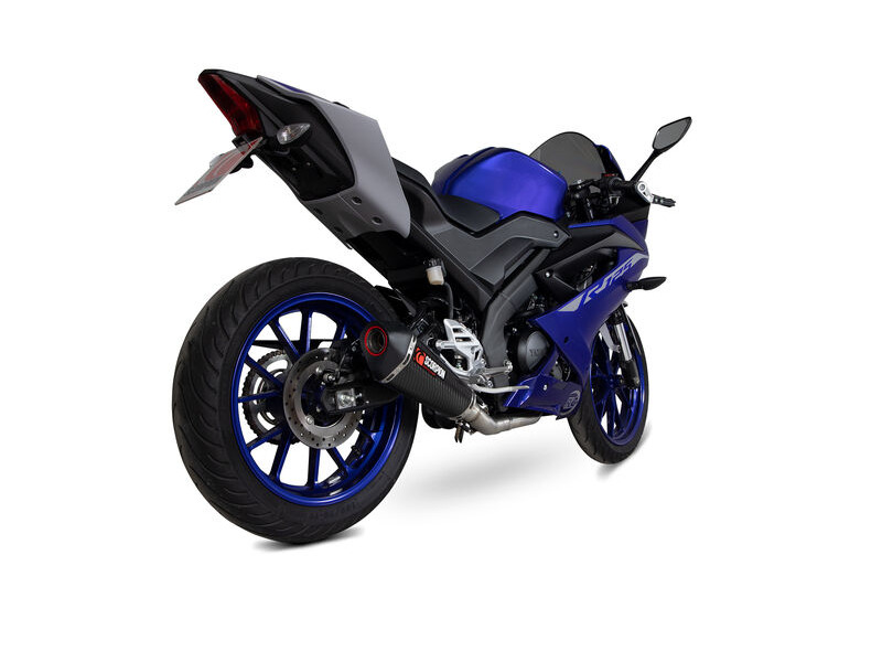SCORPION EXHAUST Yamaha YZF-R125 Serket Taper Full System click to zoom image