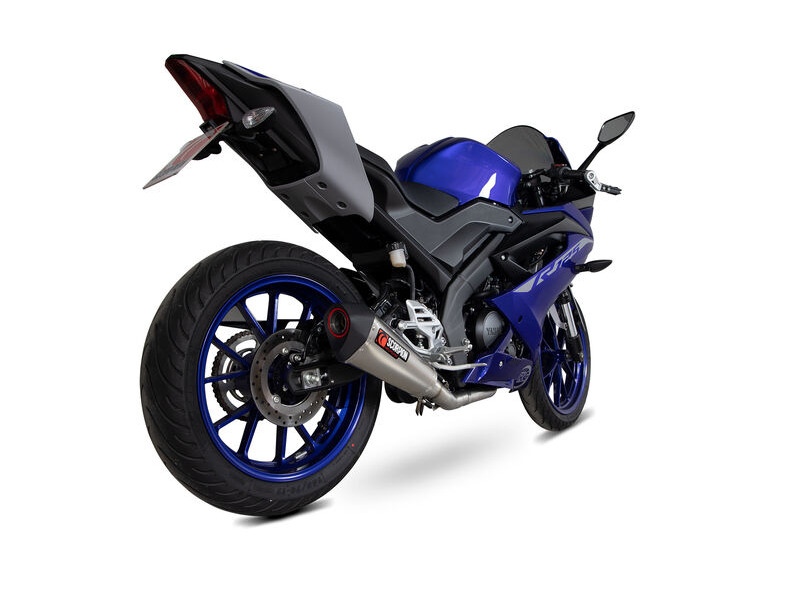 SCORPION EXHAUST Yamaha YZF-R125 Serket Taper Full System click to zoom image
