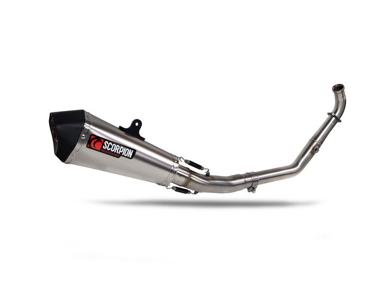 SCORPION EXHAUST Yamaha YZF-R125 Euro 5+ / R15 V4 M Serket Taper Full System click to zoom image