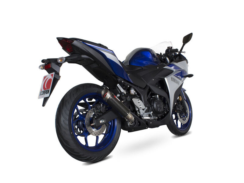 SCORPION EXHAUST Yamaha YZF-R3 RP1-GP Slip-on click to zoom image