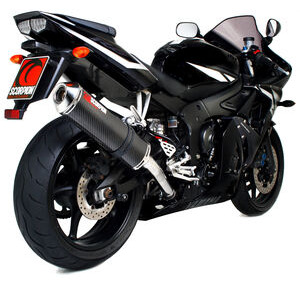 SCORPION EXHAUST Yamaha YZF-R6 Factory Oval Slip-on 2003 > 2005
