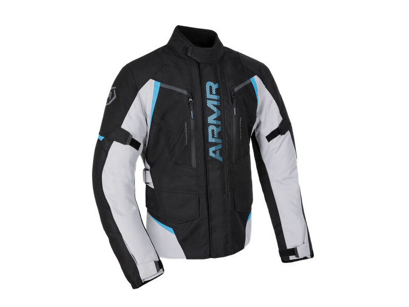 ARMR Kiso 4.0 WP MS Jacket Black/Light Grey/Blue click to zoom image