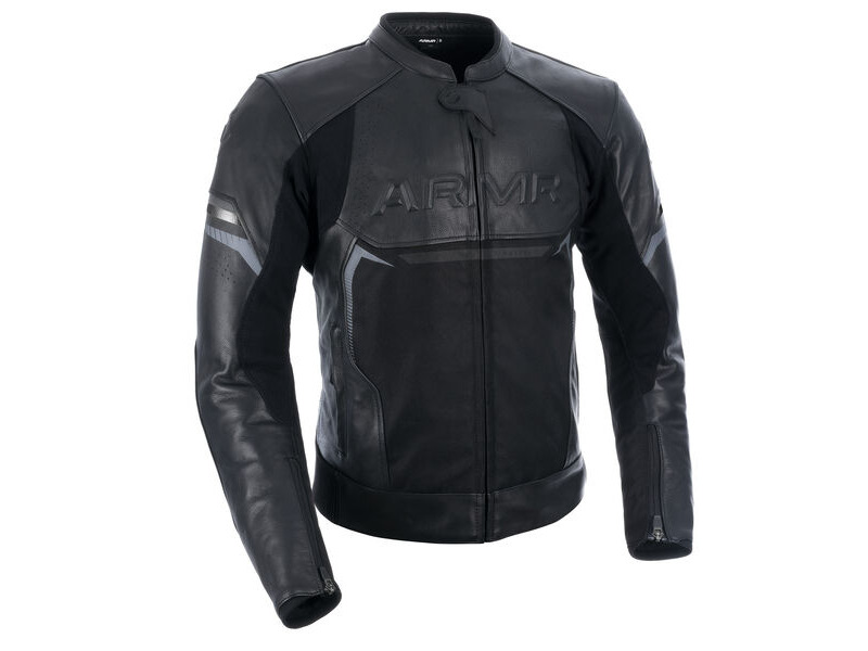 ARMR Raiden 3.0 MS Leather Jacket Black click to zoom image