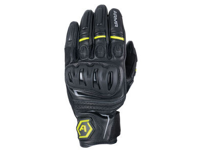 ARMR Raiden 3.0 MS Leather Glove Black/Yellow