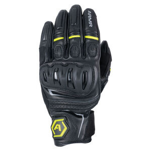 ARMR Raiden 3.0 MS Leather Glove Black/Yellow 