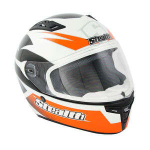 STEALTH HD117 GP Replica Adult Full Face Helmet - Orange 
