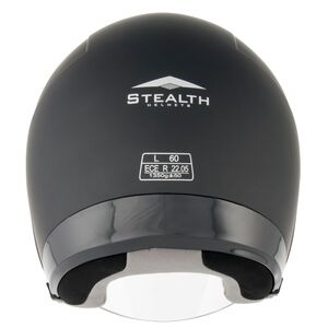 STEALTH NT200 Adult Open Face Helmet - Matt Black click to zoom image