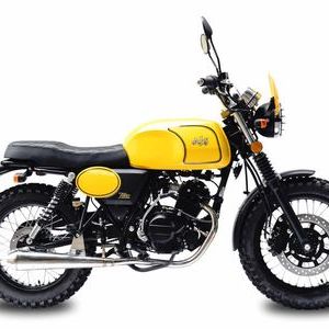 AJS Tempest Scrambler EFI 125cc  Mojave Yellow  click to zoom image