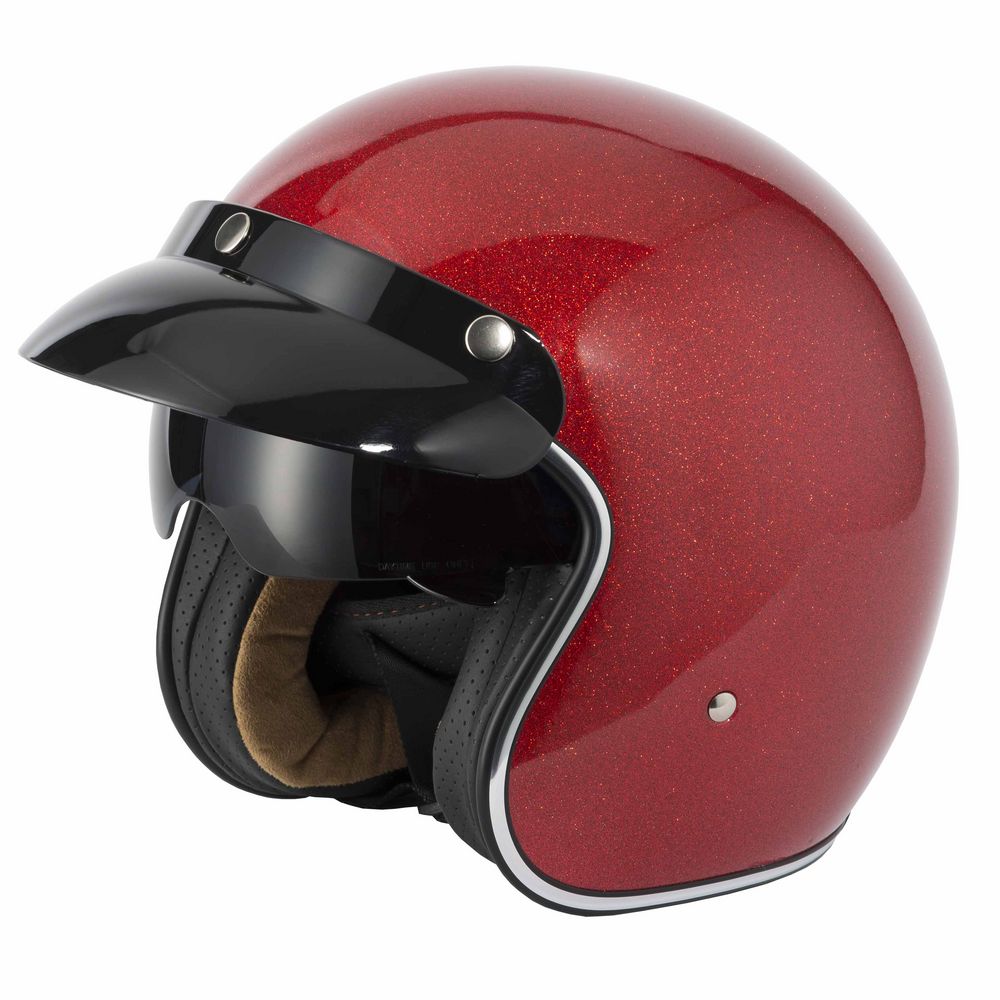 V-CAN V537 Helmet - Red Flake :: £99.99 :: Motorcycle Helmets :: OPEN