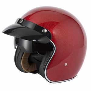 V-CAN V537 Helmet - Red Flake 