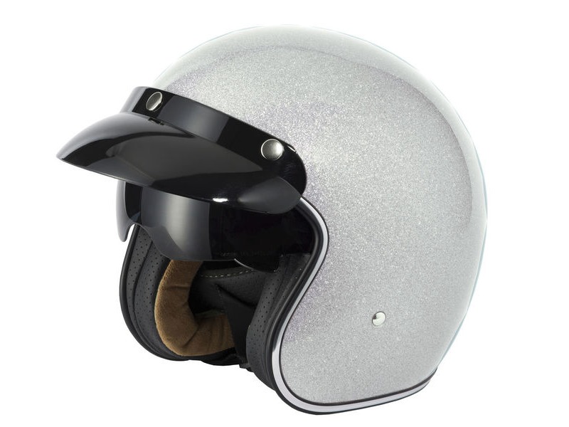 V-CAN V537 Helmet - Silver Flake click to zoom image
