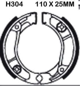 EBC BRAKES Brake Shoes H304 