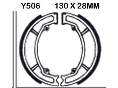 EBC BRAKES Brake Shoes Y506