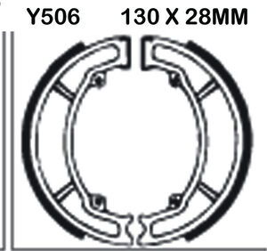 EBC BRAKES Brake Shoes Y506 