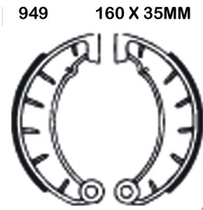 EBC BRAKES Brake Shoes 949 