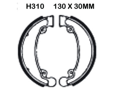 EBC BRAKES Brake Shoes H310