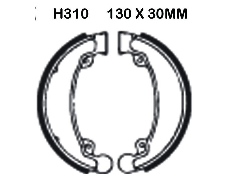 EBC BRAKES Brake Shoes H310 click to zoom image