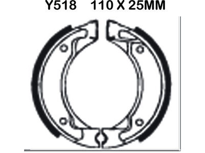 EBC BRAKES Brake Shoes Y518