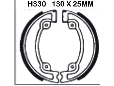 EBC BRAKES Brake Shoes H330