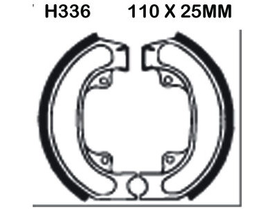 EBC BRAKES Brake Shoes H336