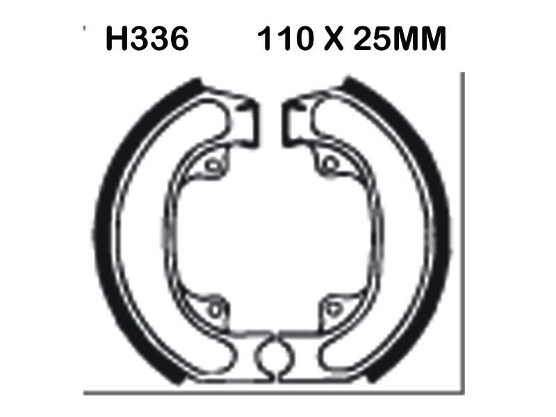 EBC BRAKES Brake Shoes H336 click to zoom image