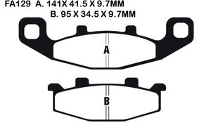 EBC BRAKES Brake Pads FA129 