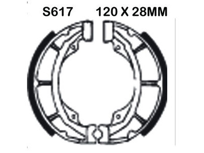 EBC BRAKES Brake Shoes S617-SPECIAL ORDER