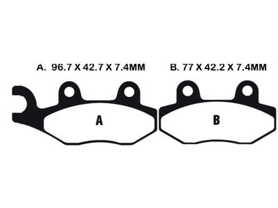 EBC BRAKES Brake Pads FA135TT