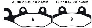 EBC BRAKES Brake Pads FA135TT 