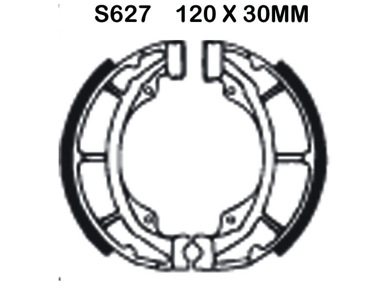 EBC BRAKES Brake Shoes S627 click to zoom image