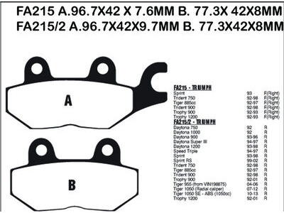 EBC BRAKES Brake Pads FA215/2