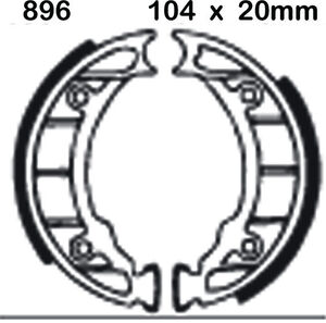 EBC BRAKES Brake Shoes 896 