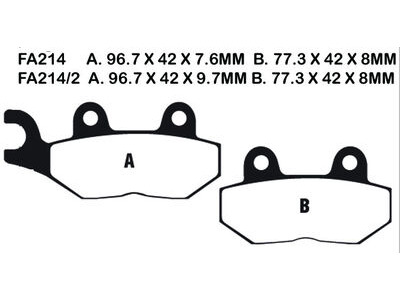 EBC BRAKES Brake Pads FA214HH