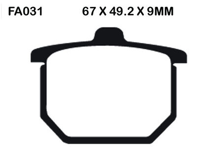 EBC BRAKES Brake Pads FA031-SPECIAL ORDER