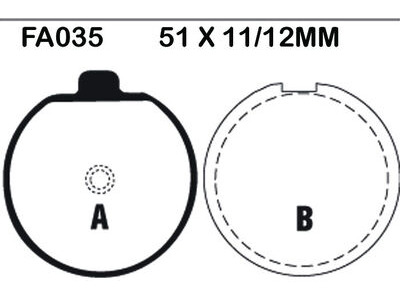 EBC BRAKES Brake Pads FA035-SPECIAL ORDER