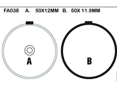 EBC BRAKES Brake Pads FA038