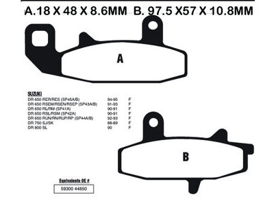 EBC BRAKES Brake Pads FA147