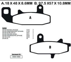 EBC BRAKES Brake Pads FA147 