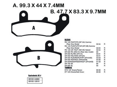 EBC BRAKES Brake Pads FA157