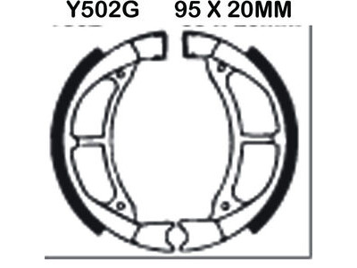 EBC BRAKES Brake Shoes Y502G