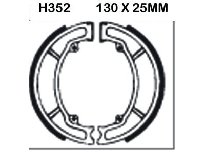 EBC BRAKES Brake Shoes H352