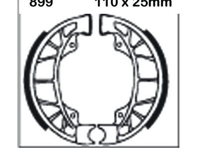 EBC BRAKES Brake Shoes 899