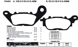 EBC BRAKES Brake Pads SFA464 