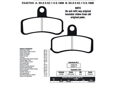 EBC BRAKES Brake Pads EPFA457HH