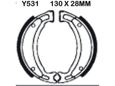 EBC BRAKES Brake Shoes Y531