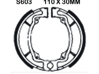 EBC BRAKES Brake Shoes S603