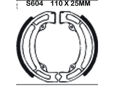 EBC BRAKES Brake Shoes S604