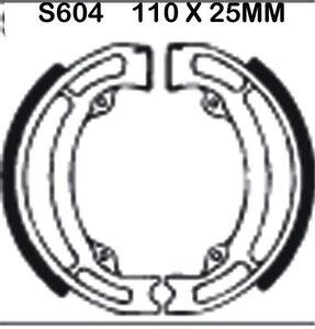 EBC BRAKES Brake Shoes S604 