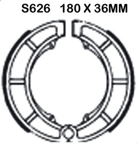 EBC BRAKES Brake Shoes S626 