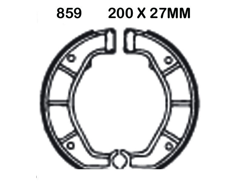 EBC BRAKES Brake Shoes 859-SPECIAL ORDER click to zoom image